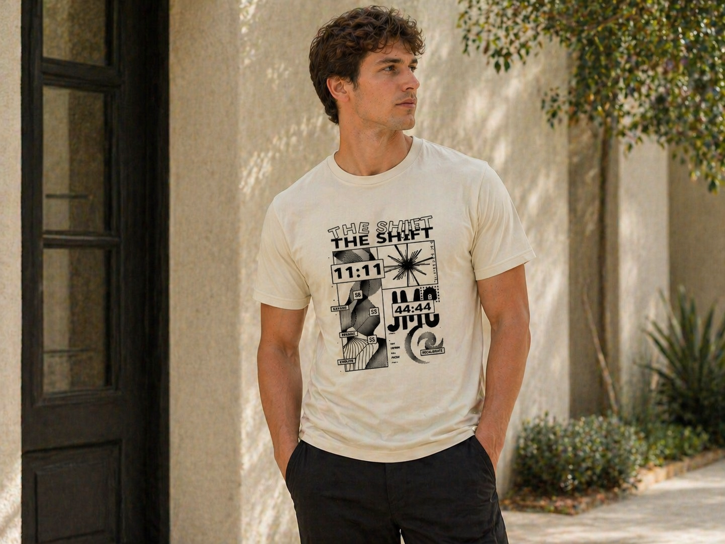 Camiseta cuello redondo premium