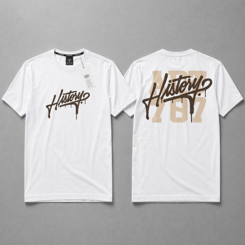 camiseta poly algodon hombre