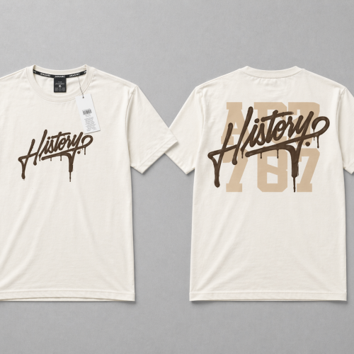 camiseta poly algodon hombre